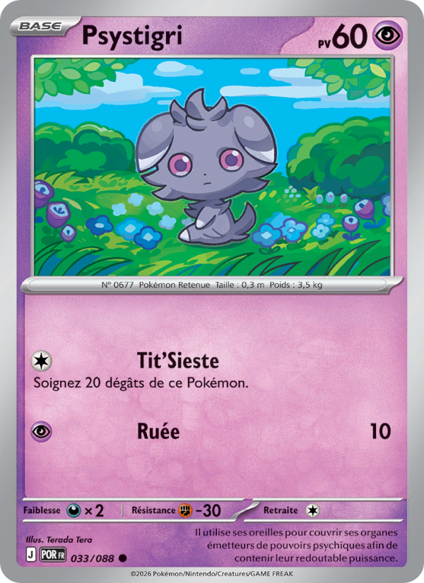 Psystigri 033 — Équilibre Parfait (French Pokémon TCG card)