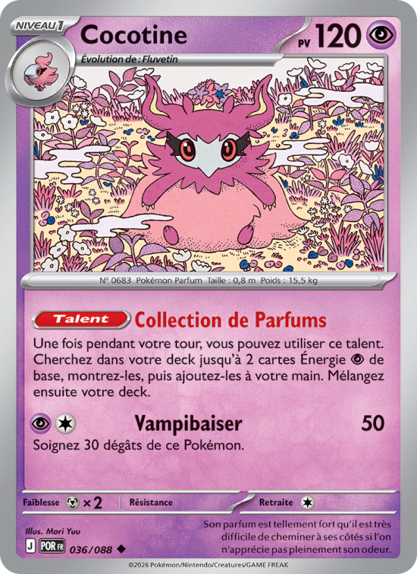 Cocotine 036 — Équilibre Parfait (French Pokémon TCG card)