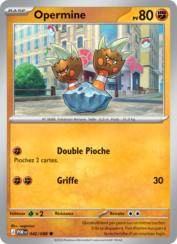 Opermine 042 — Équilibre Parfait (French Pokémon TCG card)