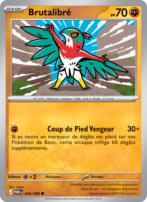 Brutalibré 046 — Équilibre Parfait (French Pokémon TCG card)