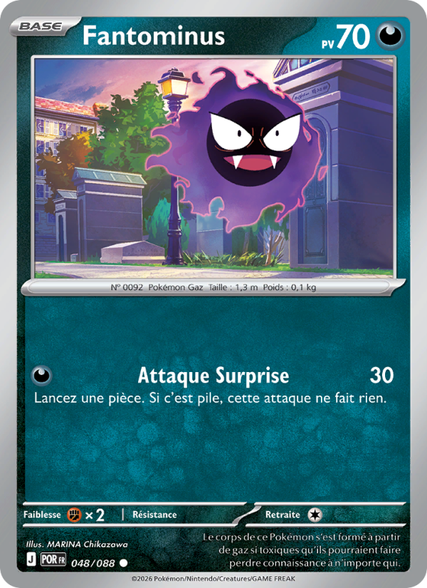 Fantominus 048 — Équilibre Parfait (French Pokémon TCG card)