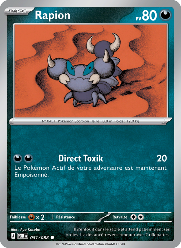 Rapion 051 — Équilibre Parfait (French Pokémon TCG card)