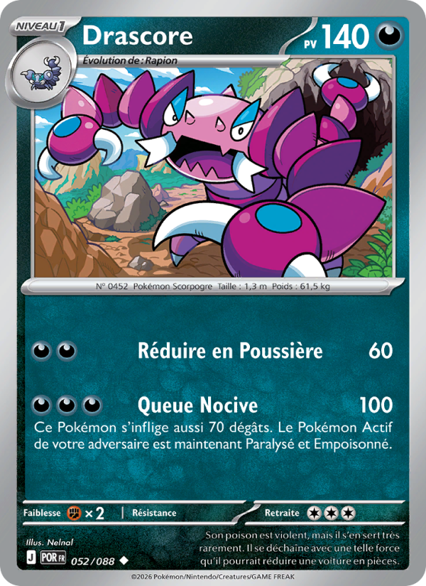 Drascore 052 — Équilibre Parfait (French Pokémon TCG card)