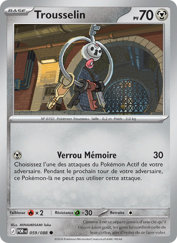 Trousselin 059 — Équilibre Parfait (French Pokémon TCG card)