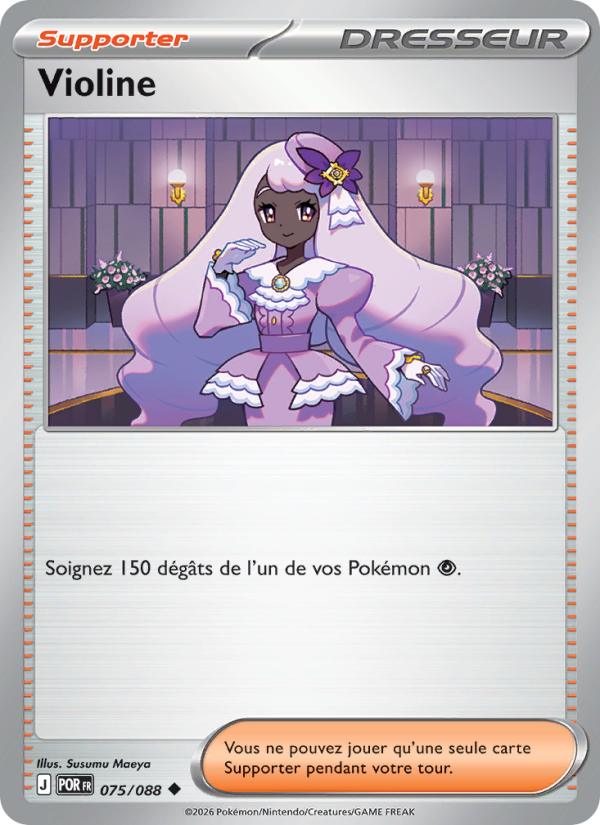 Violine 075 — Équilibre Parfait (French Pokémon TCG card)