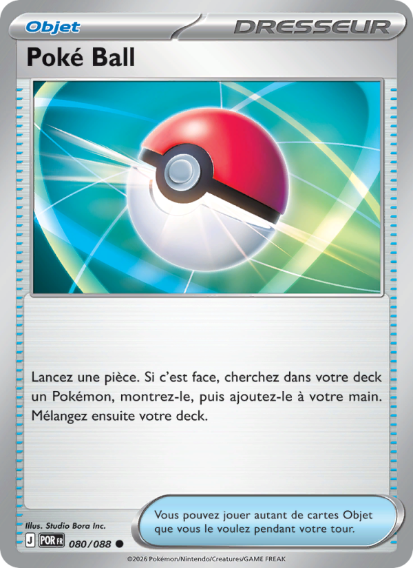 Poké Ball 080 — Équilibre Parfait (French Pokémon TCG card)