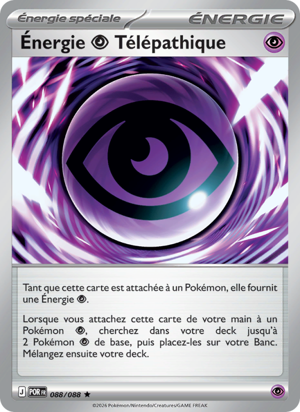 Énergie Psychic Télépathique 088 — Équilibre Parfait (French Pokémon TCG card)