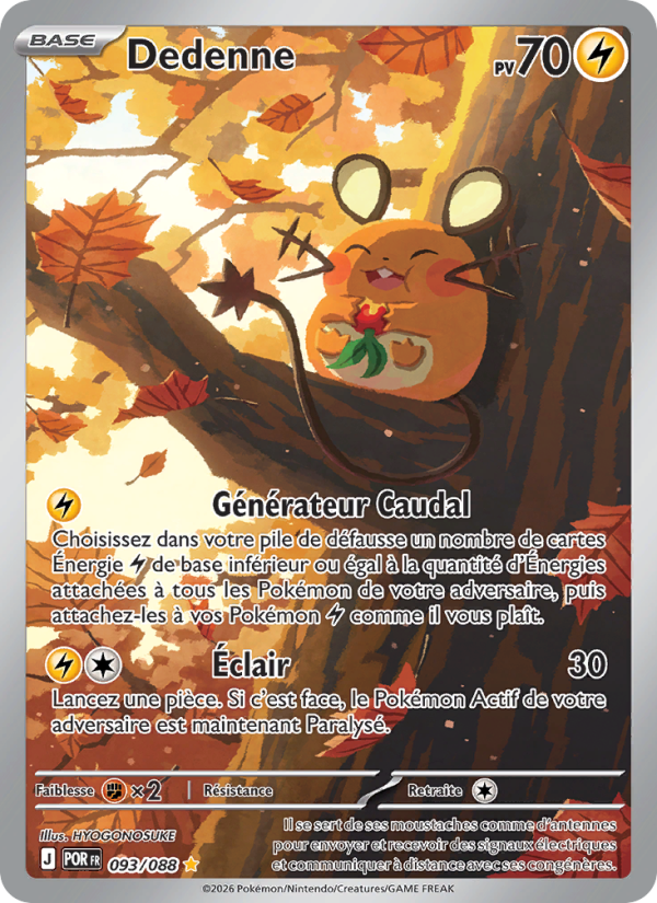 Dedenne 093 — Équilibre Parfait (French Pokémon TCG card)