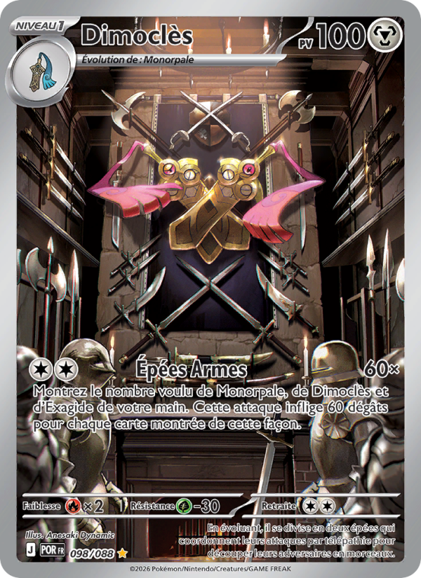 Dimoclès 098 — Équilibre Parfait (French Pokémon TCG card)