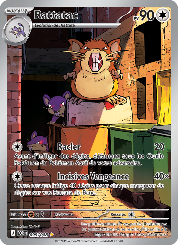 Rattatac 099 — Équilibre Parfait (French Pokémon TCG card)