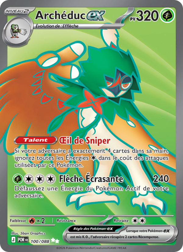 Archéduc-ex 100 — Équilibre Parfait (French Pokémon TCG card)