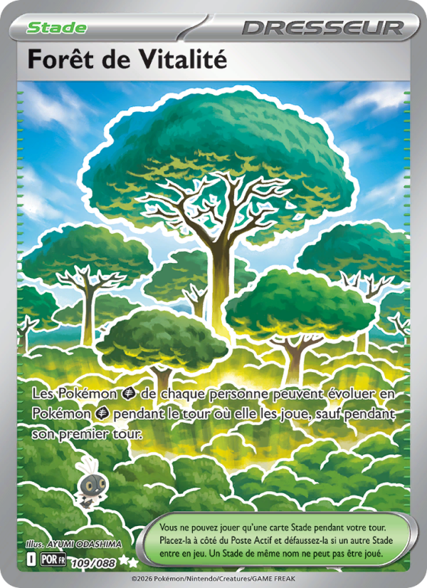 Forêt de Vitalité 109 — Équilibre Parfait (French Pokémon TCG card)