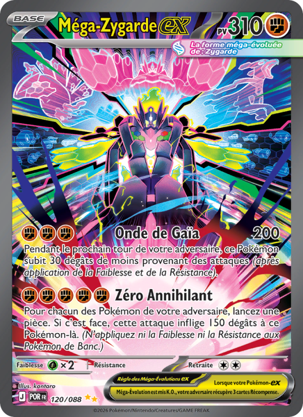 Méga-Zygarde-ex 120 — Équilibre Parfait (French Pokémon TCG card)