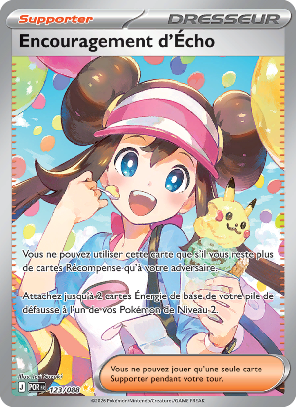 Encouragement d'Écho 123 — Équilibre Parfait (French Pokémon TCG card)