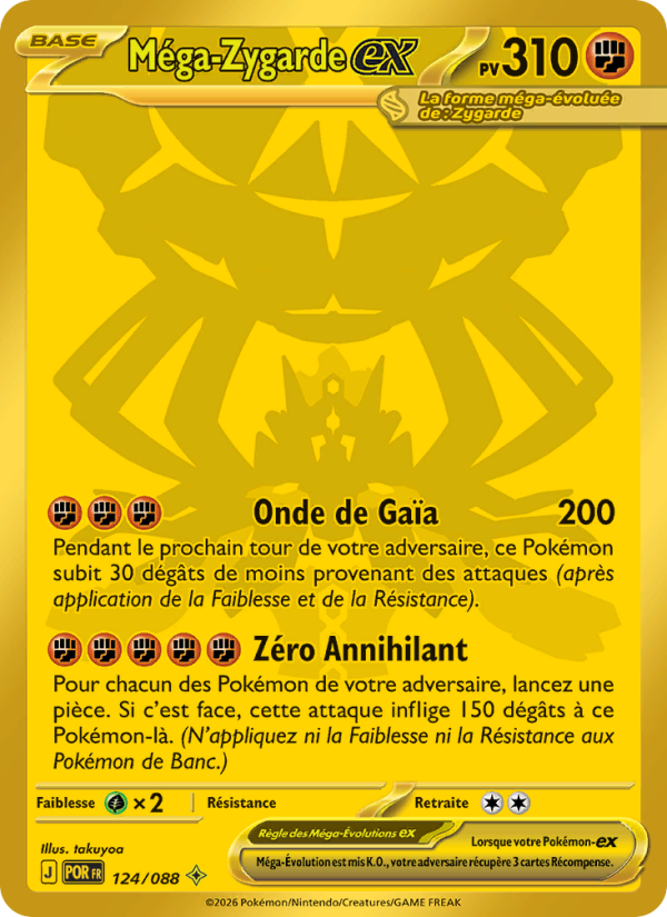 Méga-Zygarde-ex 124 — Équilibre Parfait (French Pokémon TCG card)