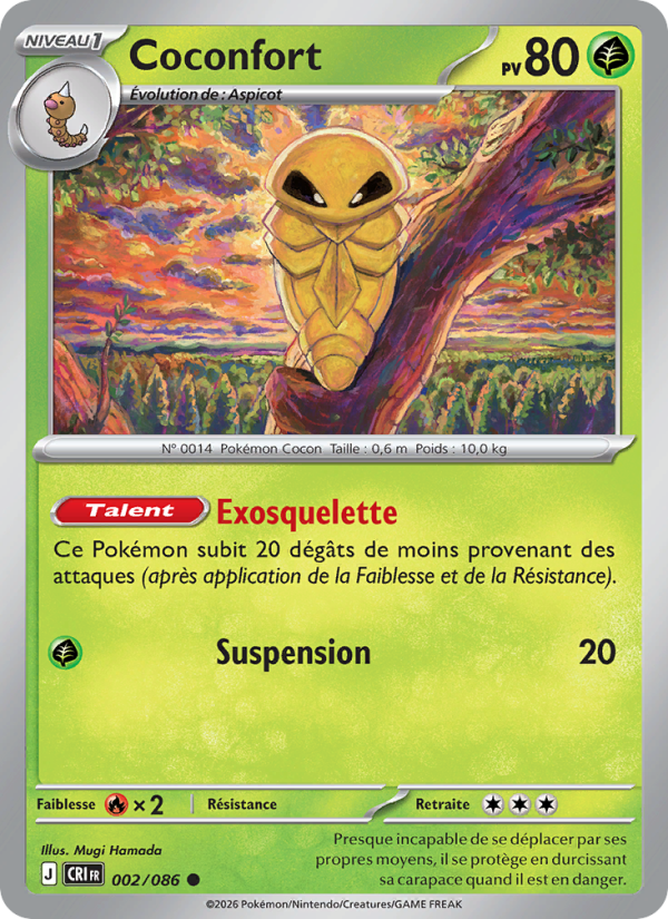 Coconfort 002 — Chaos Ascendant (French Pokémon TCG card)