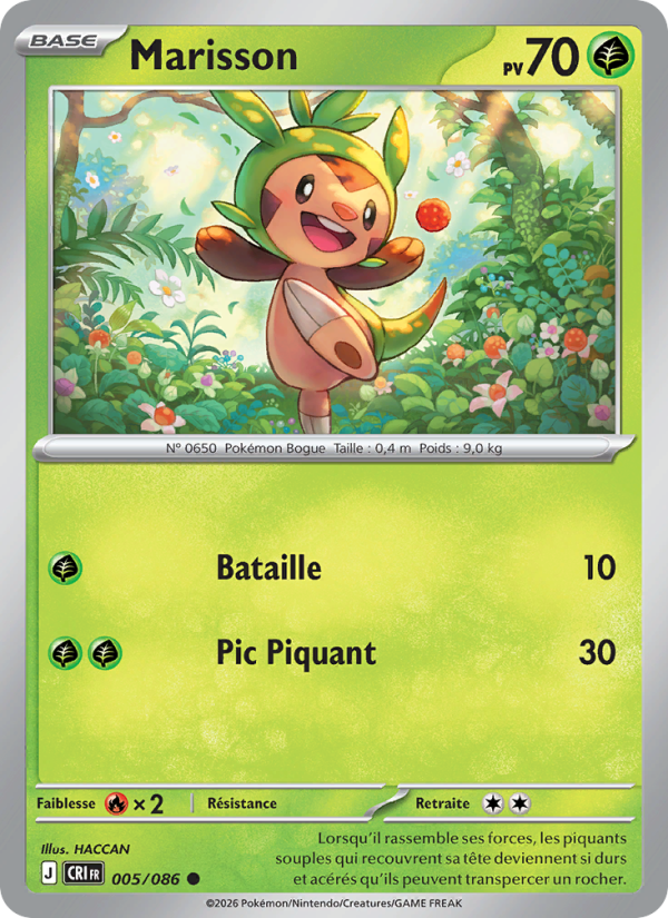 Marisson 005 — Chaos Ascendant (French Pokémon TCG card)