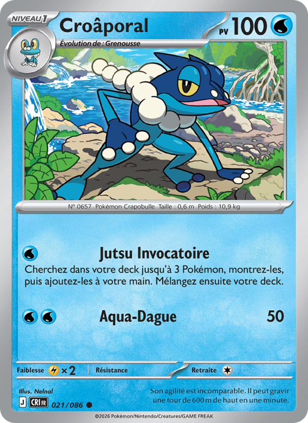 Croâporal 021 — Chaos Ascendant (French Pokémon TCG card)