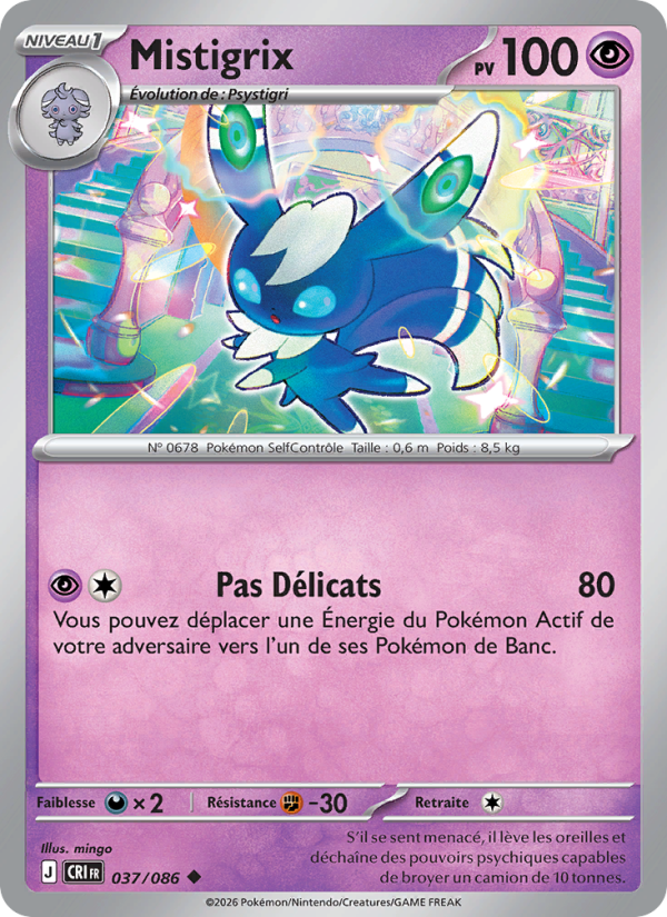 Mistigrix 037 — Chaos Ascendant (French Pokémon TCG card)