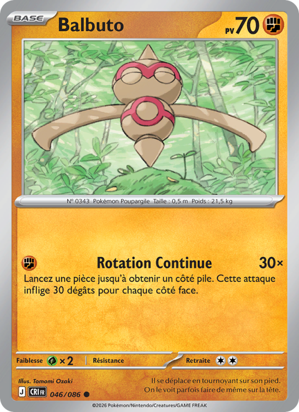 Balbuto 046 — Chaos Ascendant (French Pokémon TCG card)