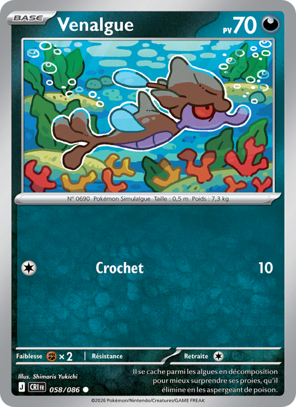 Venalgue 058 — Chaos Ascendant (French Pokémon TCG card)