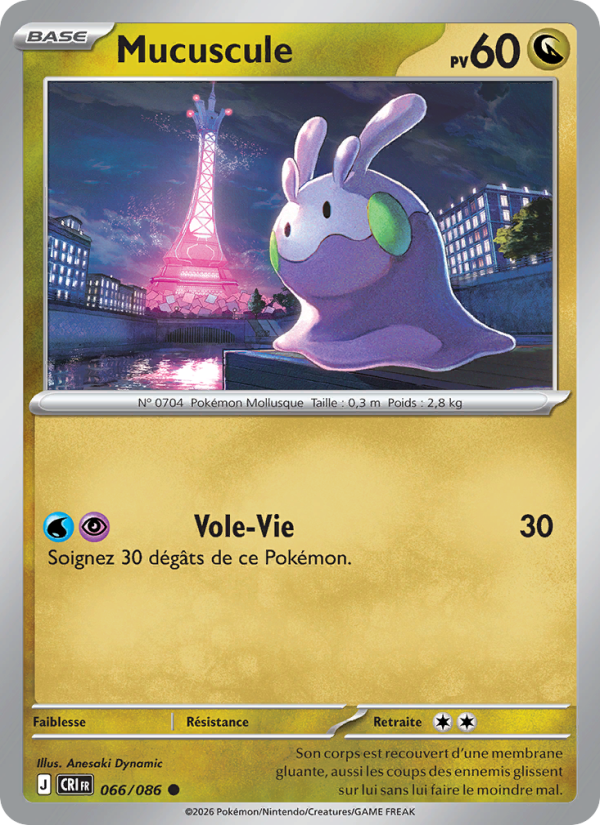 Mucuscule 066 — Chaos Ascendant (French Pokémon TCG card)
