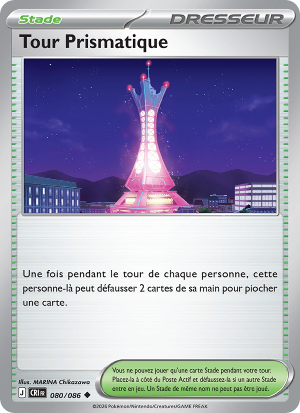 Tour Prismatique 080 — Chaos Ascendant (French Pokémon TCG card)