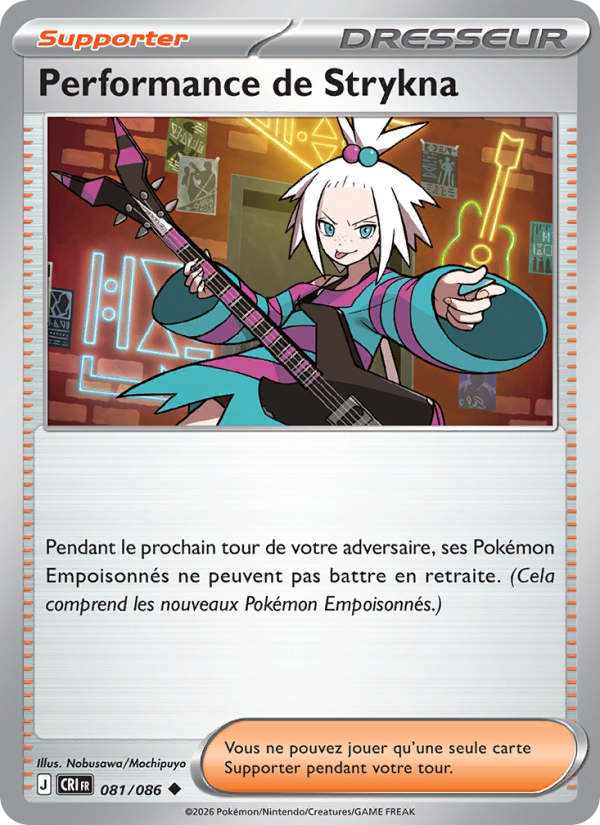 Performance de Strykna 081 — Chaos Ascendant (French Pokémon TCG card)