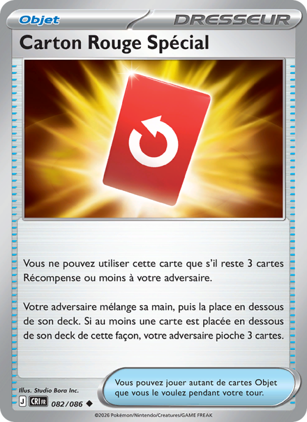 Carton Rouge Spécial 082 — Chaos Ascendant (French Pokémon TCG card)