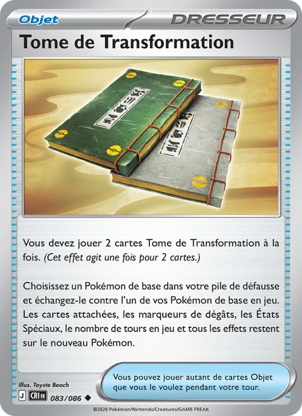 Tome de Transformation 083 — Chaos Ascendant (French Pokémon TCG card)