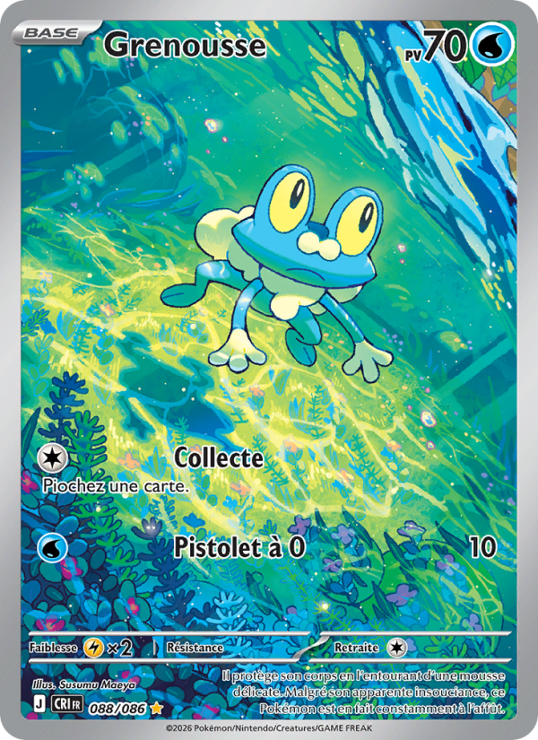 Grenousse 088 — Chaos Ascendant (French Pokémon TCG card)
