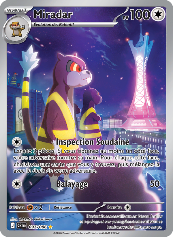 Miradar 097 — Chaos Ascendant (French Pokémon TCG card)