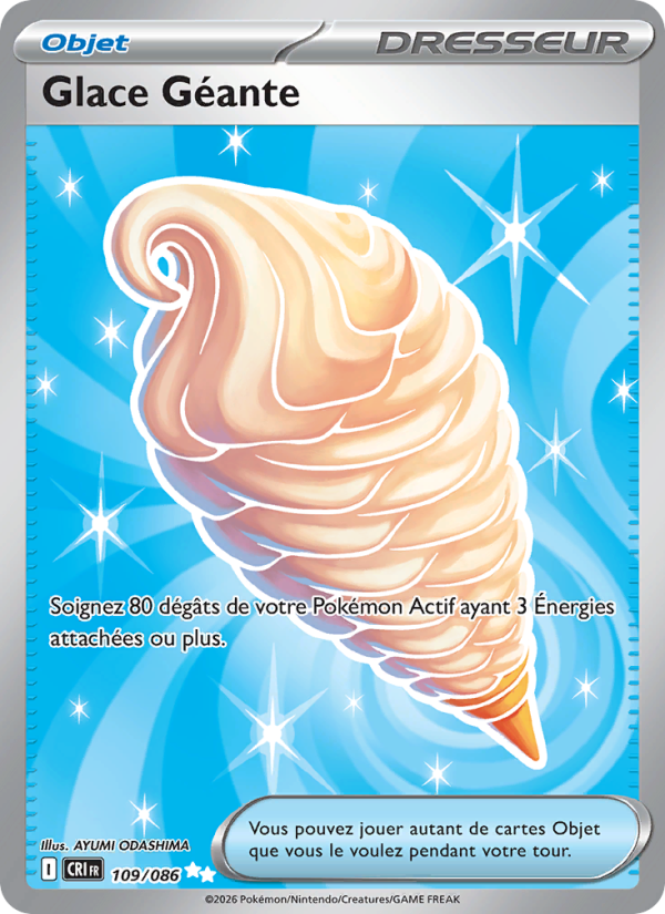Glace Géante 109 — Chaos Ascendant (French Pokémon TCG card)