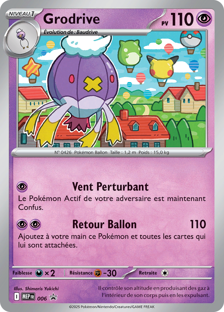 Grodrive 06/52 — MEP Black Star Promos (French Pokémon TCG card)