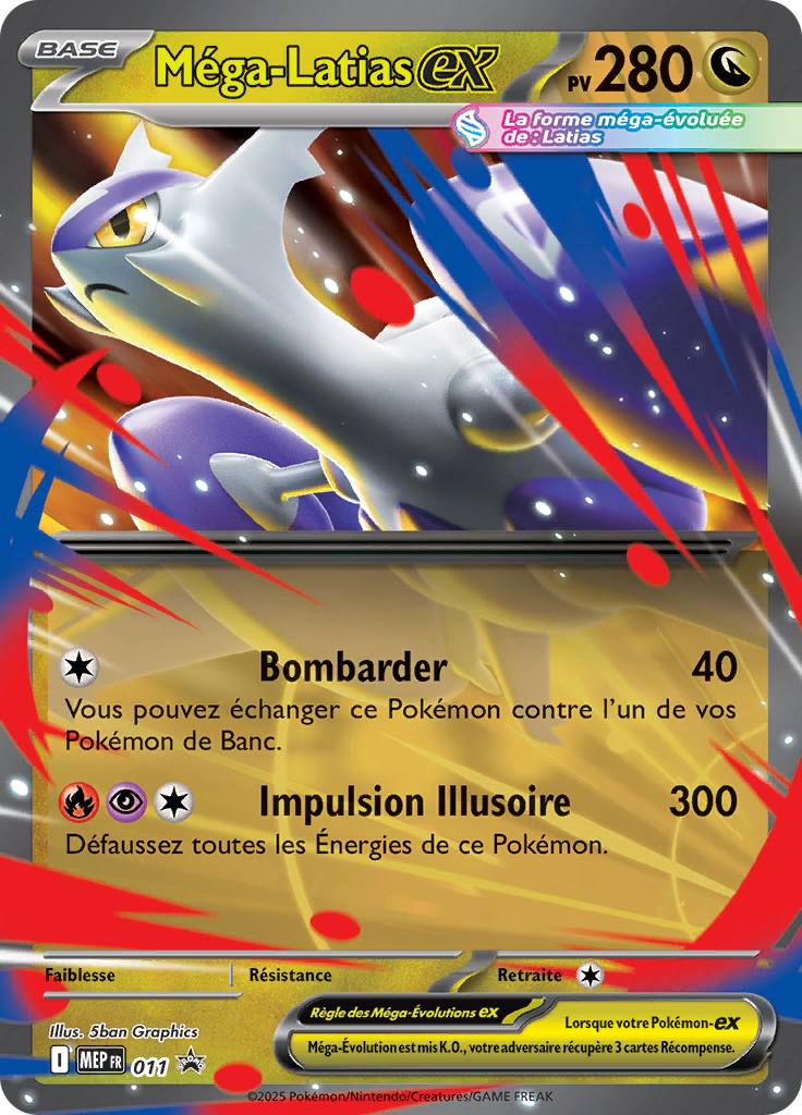 Méga-Latias-ex 11/52 — MEP Black Star Promos (French Pokémon TCG card)