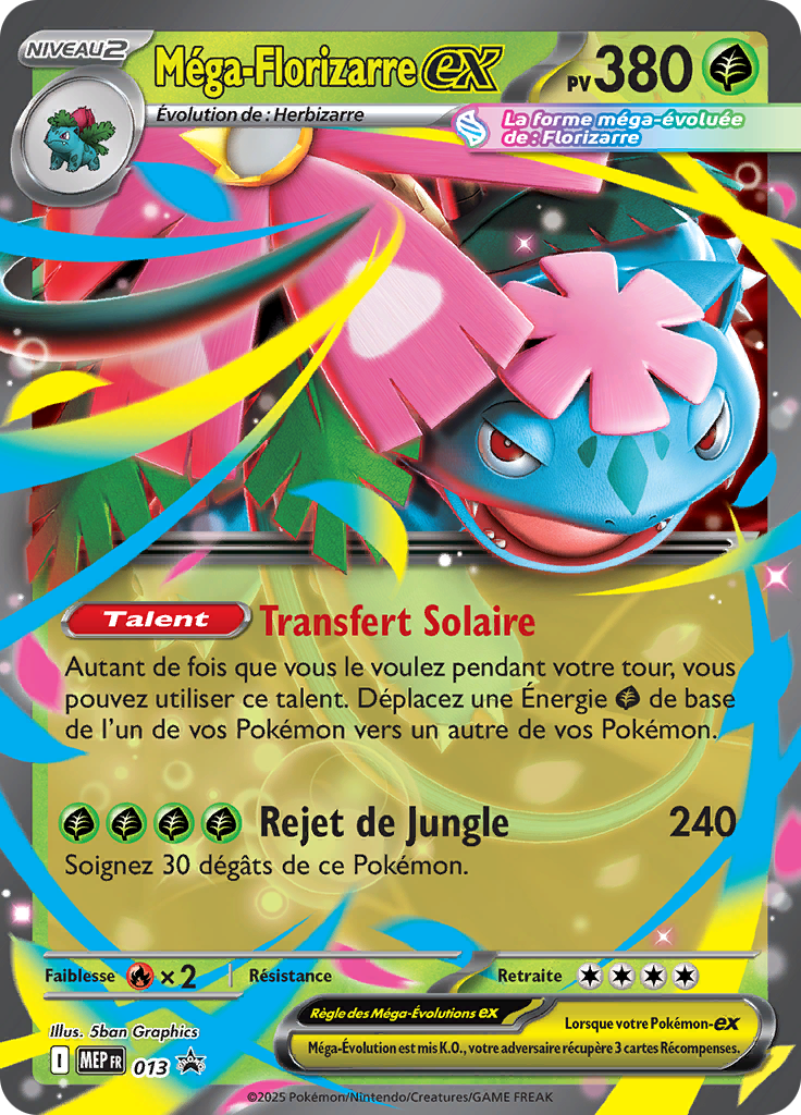 Méga-Florizarre-ex 13/52 — MEP Black Star Promos (French Pokémon TCG card)