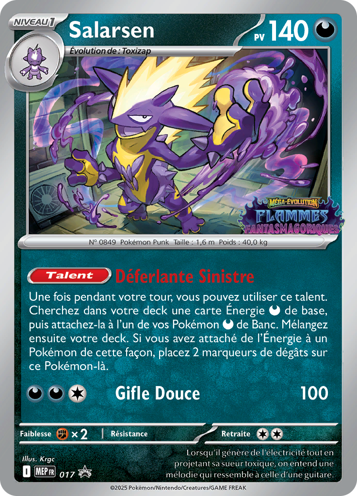 Salarsen 17/52 — MEP Black Star Promos (French Pokémon TCG card)