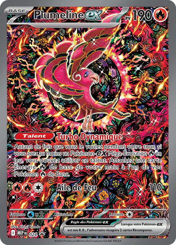 Plumeline-ex 24/52 — MEP Black Star Promos (French Pokémon TCG card)
