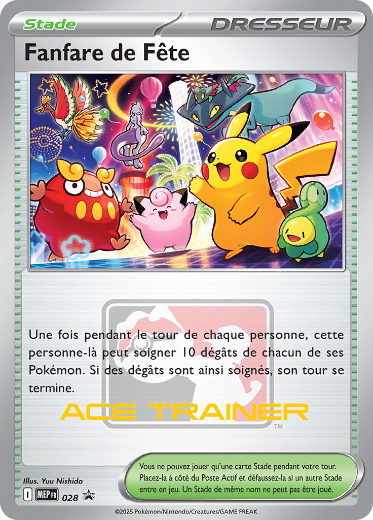 Fanfare de Fête 28/52 — MEP Black Star Promos (French Pokémon TCG card)