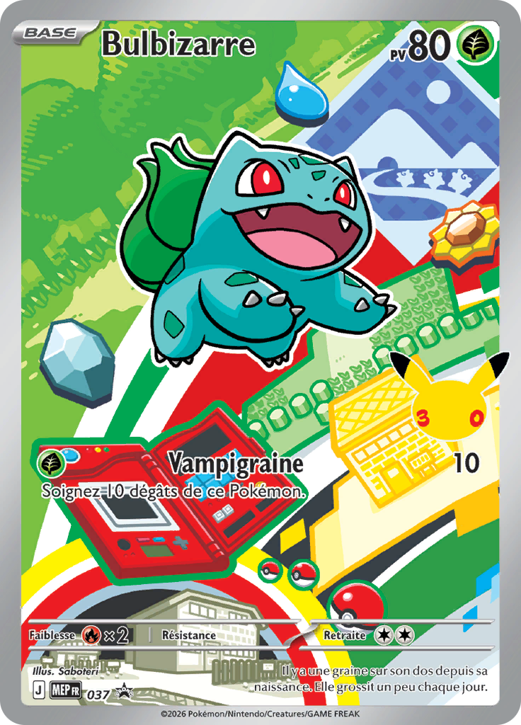 Bulbizarre 37/52 — MEP Black Star Promos (French Pokémon TCG card)