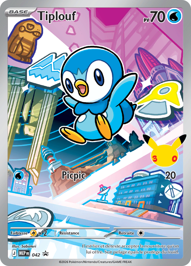 Tiplouf 42/52 — MEP Black Star Promos (French Pokémon TCG card)