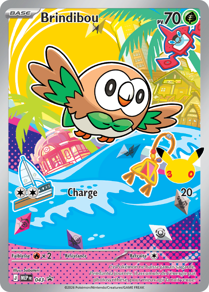 Brindibou 43/52 — MEP Black Star Promos (French Pokémon TCG card)