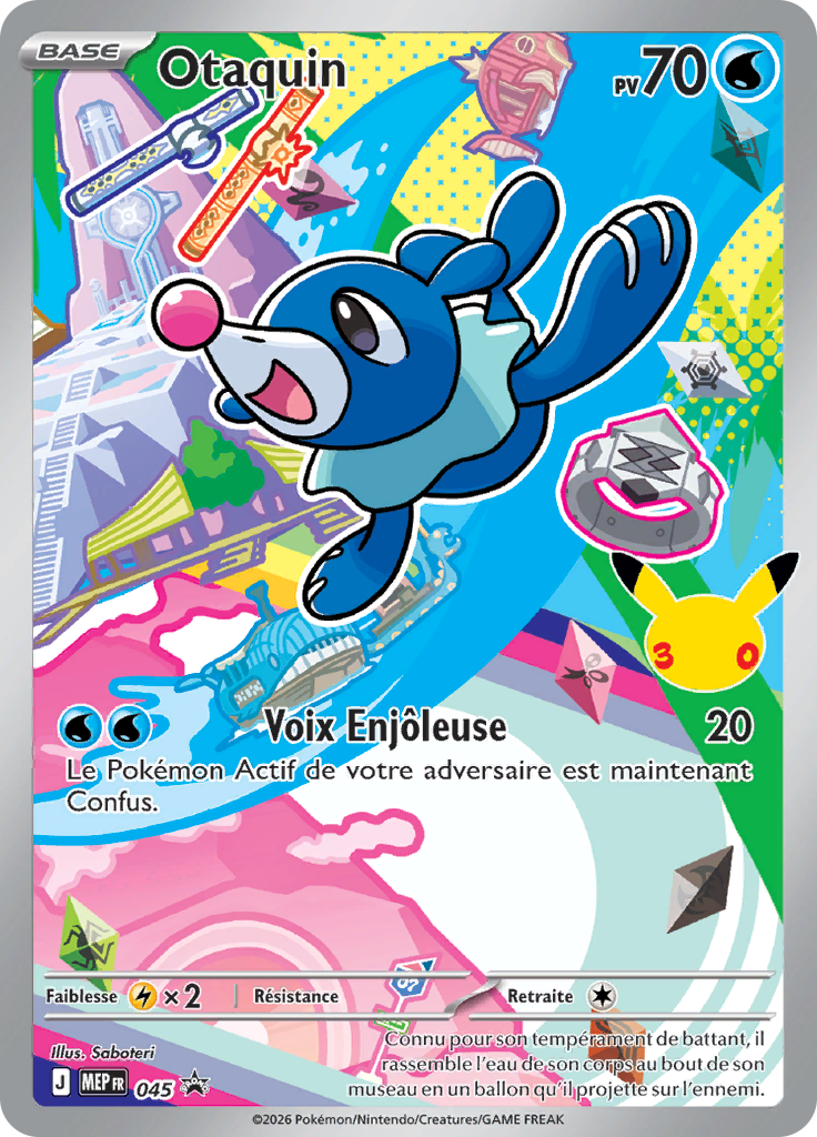 Otaquin 45/52 — MEP Black Star Promos (French Pokémon TCG card)