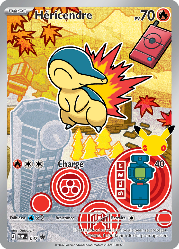 Héricendre 47/52 — MEP Black Star Promos (French Pokémon TCG card)