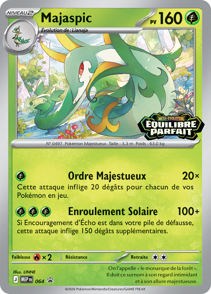 Majaspic 64/52 — MEP Black Star Promos (French Pokémon TCG card)