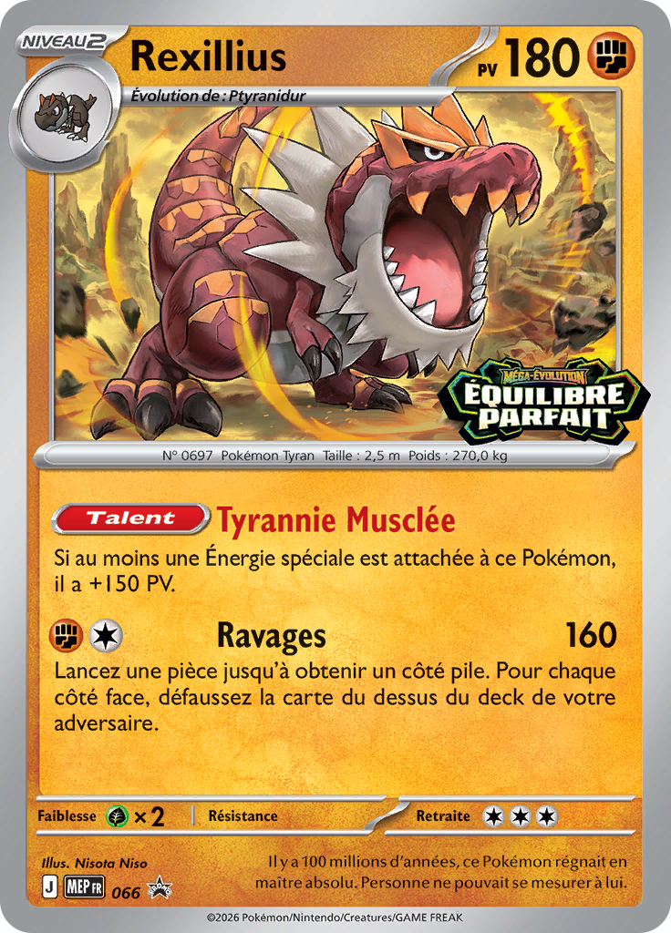 Rexillius 66/52 — MEP Black Star Promos (French Pokémon TCG card)