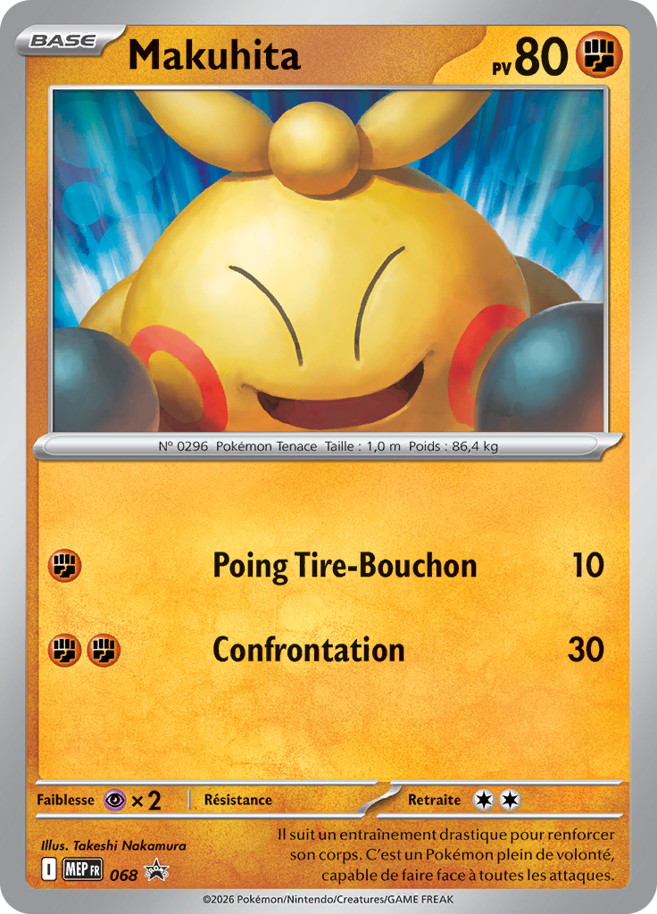 Makuhita 68/52 — MEP Black Star Promos (French Pokémon TCG card)