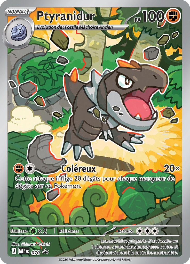 Ptyranidur 70/52 — MEP Black Star Promos (French Pokémon TCG card)