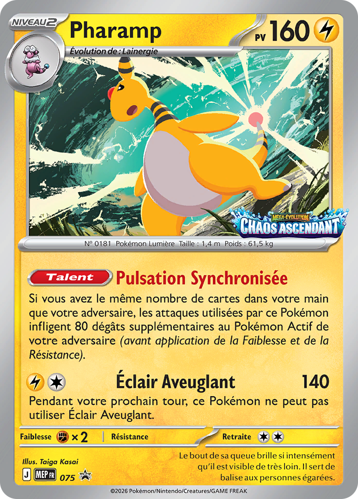 Pharamp 75/52 — MEP Black Star Promos (French Pokémon TCG card)