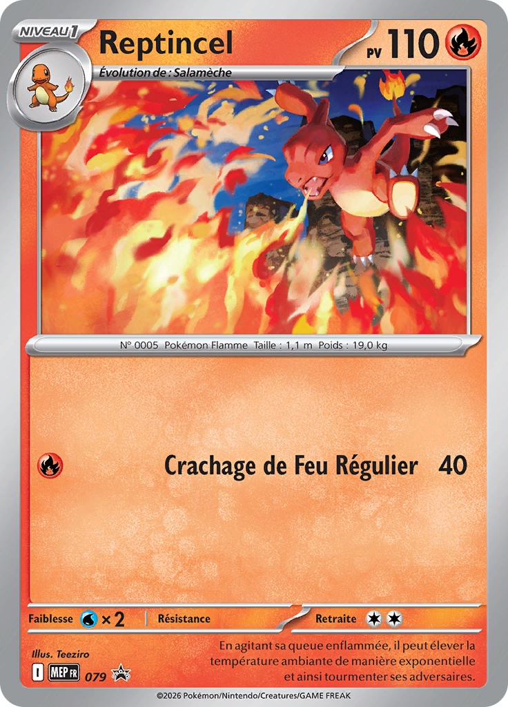 Reptincel 79/52 — MEP Black Star Promos (French Pokémon TCG card)
